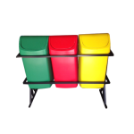 <?php bloginfo("name"); ?> - Suporte 3 lixeiras plasticas basculante 50 litros