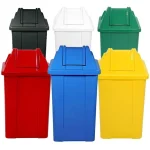 <?php bloginfo("name"); ?> - Lixeira Seletiva com tampa basculante | 50L